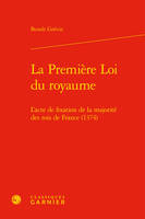 La première loi du royaume, L'acte de fixation de la majorité des rois de france, 1374