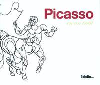 PICASSO EN UN TRAIT, en un trait