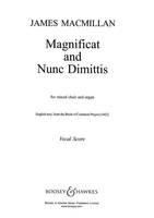 Magnificat and Nunc Dimittis, mixed choir (SATB) and organ. Partition de chœur.