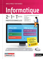 Informatique 2e/1re/TERM Bac pro - Livre + licence élève 2021