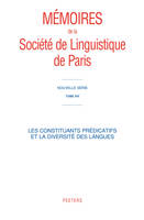 Les constituants prédicatifs et la diversité des langues