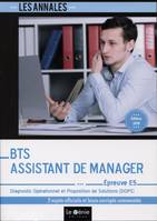 ANNALES BTS ASSISTANT DE MANAGER - EPREUVE E5