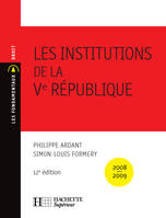 INSTITUTIONS DE LA VE REPUBLIQUE 2009/2010 (LES)