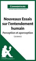 Nouveaux Essais sur l'entendement humain de Leibniz - Perception et aperception (Commentaire), Comprendre la philosophie avec lePetitPhilosophe.fr