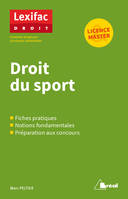 DROIT DU SPORT, Licence master Fiches pratiques