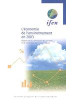 L'économie de l'environnement en 2003