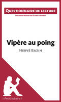 Vipère au poing d'Hervé Bazin, Questionnaire de lecture