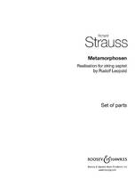 Metamorphosen, Realisation for string septet by Rudolf Leopold. 2 violins, 2 violas, 2 cellos and double bass. Jeu de parties.