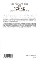 Les populations du Tchad (Nord du 10è parallèle), Nord du 10e parallèle