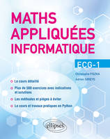 Maths appliquées - Info - ECG-1, Cours détaillé, méthodes et exercices corrigés
