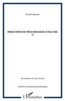 Principes de psychologie (volume 1), 1855-1872