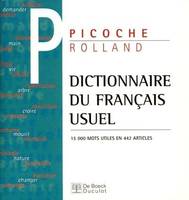 Dictionnaire du français usuel, 15.000 mots utiles en 442 articles