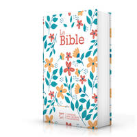 Bible Segond 21 compacte (premium style) - toilée matelassée motifs fleuris, Couverture rigide