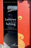Lettres de mon hutong, Tribulations d'un français en chine