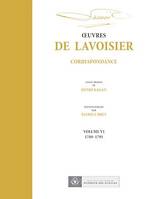 OEuvres de Lavoisier : Correspondance, Volume VI (1789-1891)