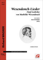 Wesendonck-Lieder, Fünf gedichte von mathilde wesendonck