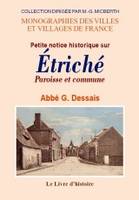 Petite notice historique sur Étriché - paroisse et commune, paroisse et commune