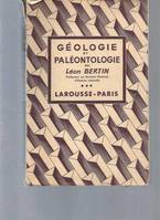 Géologie et Paléontologie