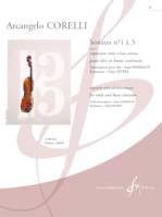 Sonates opus V, Original pour violon et basse continue