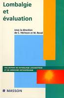 Lombalgie et évaluation