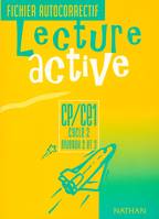 Lecture active, CP-CE1, cycle 2, niveaux 2 et 3, fichier autocorrectif