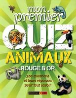 Mon premier quiz animaux Rouge & Or