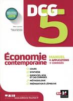 5, DCG 5 - Economie contemporaine - Manuel et applications