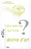 Qu'est-ce qu'une œuvre d'art?