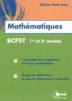 Maths BCPST 1ère et 2ème année, BCPST 1re et 2e années