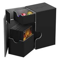 DECK BOX - FLIP'N'TRAY - 80 CARTES - XENOSKIN - NOIR