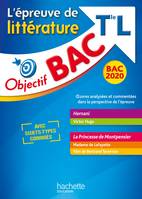 L'épreuve de littérature, terminale L / bac 2020