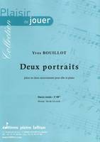 Deux portraits, Pièce en deux mouvements pour alto et piano