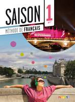 Saison 1 niv.1 - Livre + DVD-rom, Méthode de français