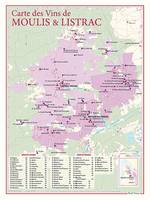 Carte des vins de Moulis et de Listrac