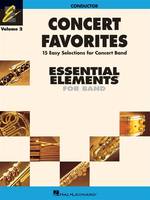 Concert Favorites Vol. 2 - Conductor, 15 Easy Selections for Concert Band