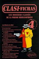 4, Clasi-Fichas n° 4 - Les dossiers classés de la presse hispanophone, Livre