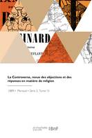 La Controverse, revue des objections et des réponses en matière de religion