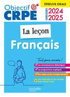 Objectif CRPE 2024 - 2025 - Français - La leçon - épreuve orale d'admission