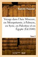 Voyage dans l'Asie Mineure, en Mésopotamie, à Palmyre, en Syrie, en Palestine et en Égypte. Tome 2