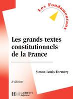 Les grands textes constitutionnels de la France