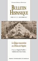 La Égloga renacentista en el Reino de Nápoles, Bulletin Hispanique - Tome 119 - n° 2 - décembre 2017