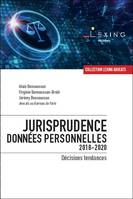 Jurisprudence, données personnelles, 2018-2020