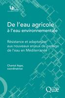 De l'eau agricole à l'eau environnementale, Résistance et adaptation aux nouveaux enjeux de partage de l'eau en Méditerranée.