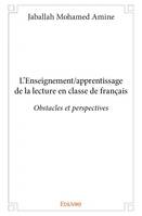 L’Enseignement/apprentissage de la lecture en classe de français, Obstacles et perspectives