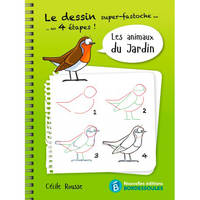 Le dessin super fastoche, en 4 étapes !, Les animaux du jardin