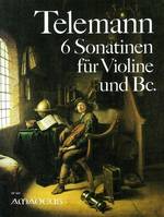 Six Sonatinas for Violin and Continuo, Nach dem Erstdruck 