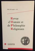 Revue d'Histoire et de Philosophie Religieuses