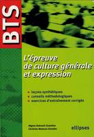 BTS - L'épreuve de culture générale et expression