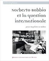 Norberto Bobbio et la question internationale