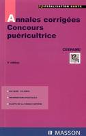 ANNALES CORRIGES CONCOURS PUERICULTRICE, QCM et QROC